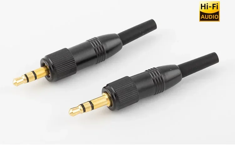 ■   5 قطعة أسود 3.5 مللي متر ستيريو المسمار قفل الصوت قفل موصل ل Sennheiser سوني نادي Audio2000s D11 Mic قطع الغيار محول القابس
