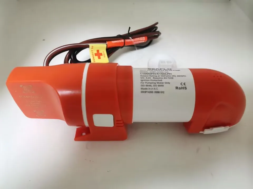 

SEAFLO 12 В SFBP1-G1100-14B Серия 14B Узкий низкопрофильный горизонтальный автоматический трюмный насос с датчиком времени
