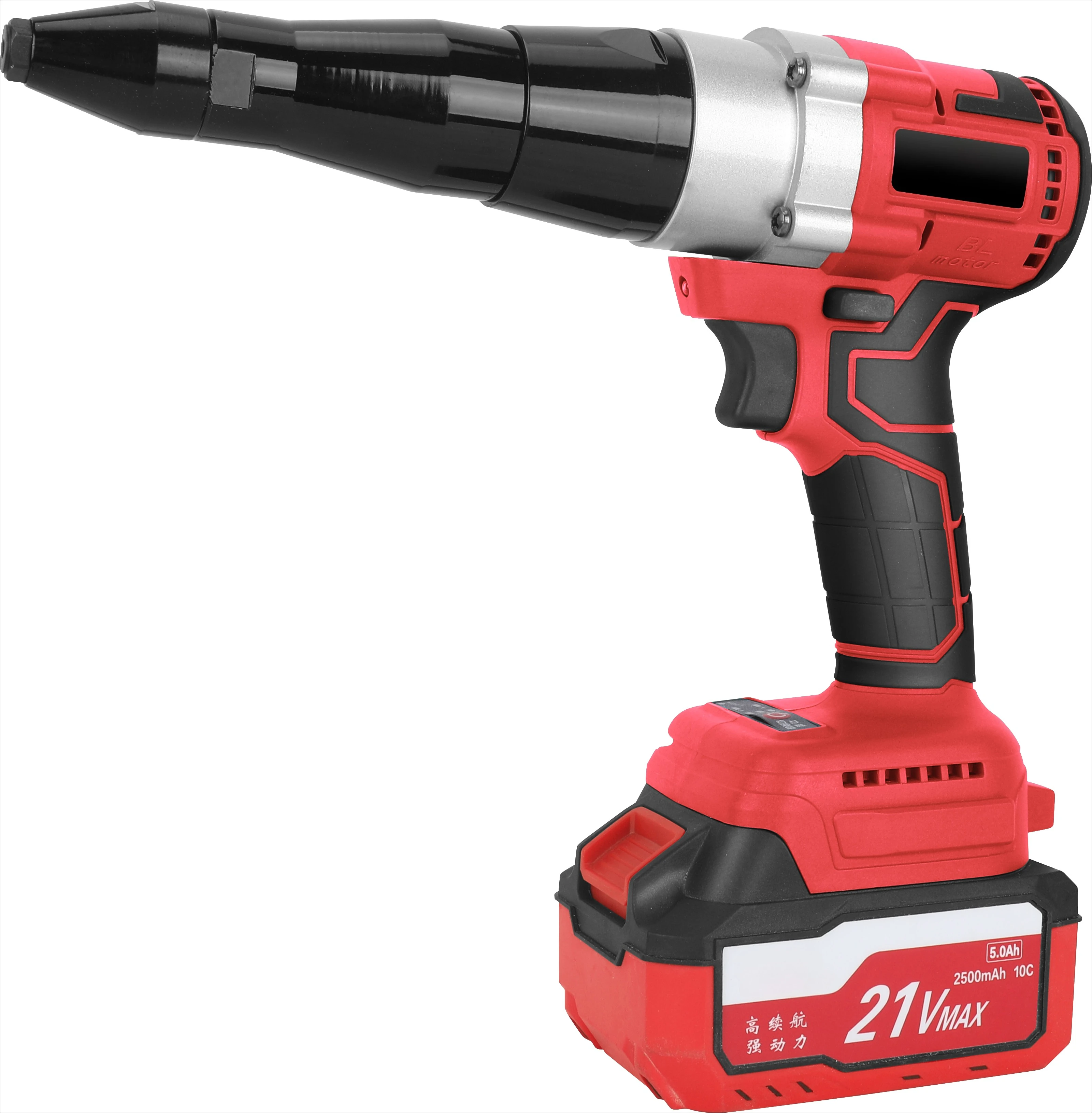 Pistolet à rivets à batterie Li-ion, pour fixation et rivetage industriels et bricolage en tôle et Tubes, garantie de 1 an, offre spéciale