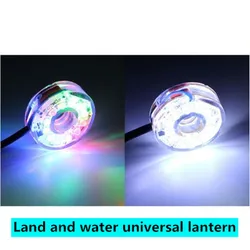 Fuente de escritorio de agua pequeña/pequeña, pecera, acuario, bonsái, decoración, 12LED, buceo, luces de colores, 220V