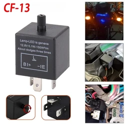 12V 3PIN Relè Indicatori di direzione del motociclo LED Lampeggiante Convertitore Strumento Kit regolatore elettronico 4x4 Accessori auto universali