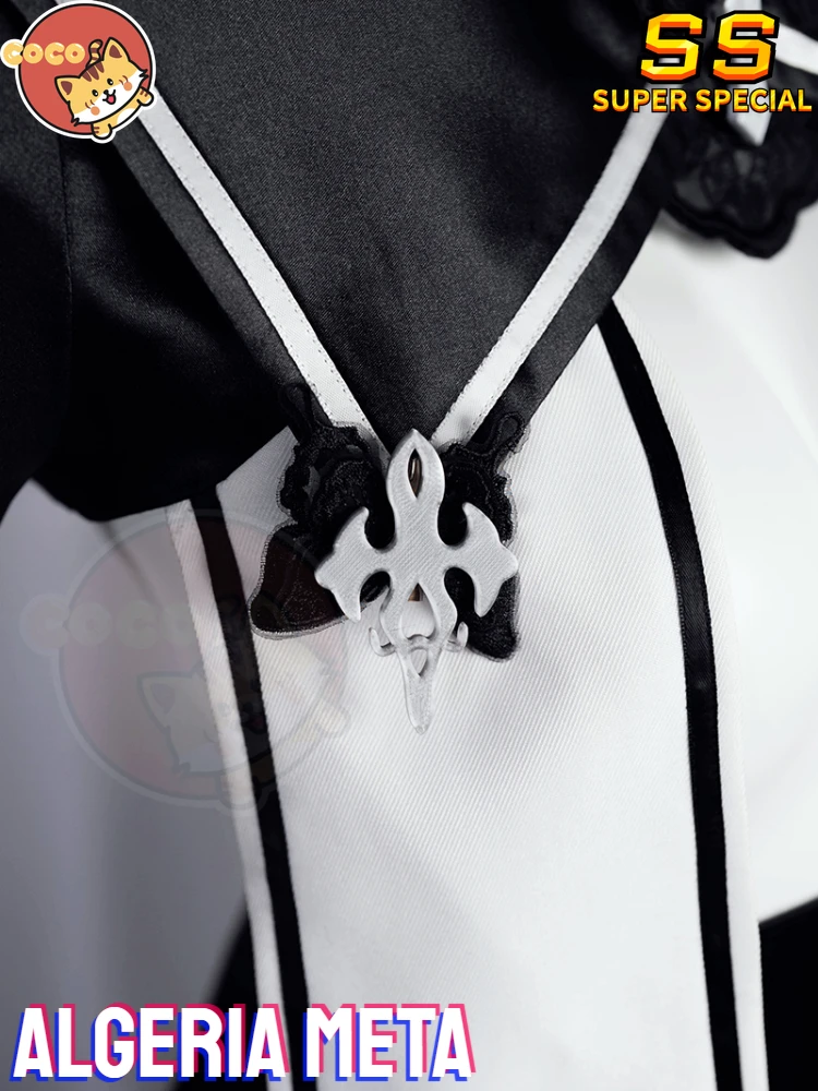 Azur Lane Algeria Cosplay Costume, Robe Sexy et Perruque Cosplay, Jeu, Halloween, SS