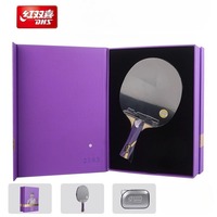 DHS MA LONG WANGCHUNQIN hurricane Table Tennis racket ping pong blade FL CS national team Racquet with bag