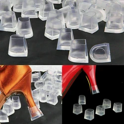 Aohaolee 60 PVC Pairs/Lot Latin Stiletto High Heel Covers Heel Stoppers Antislip Silicone High Heel Protectors for Wedding Party