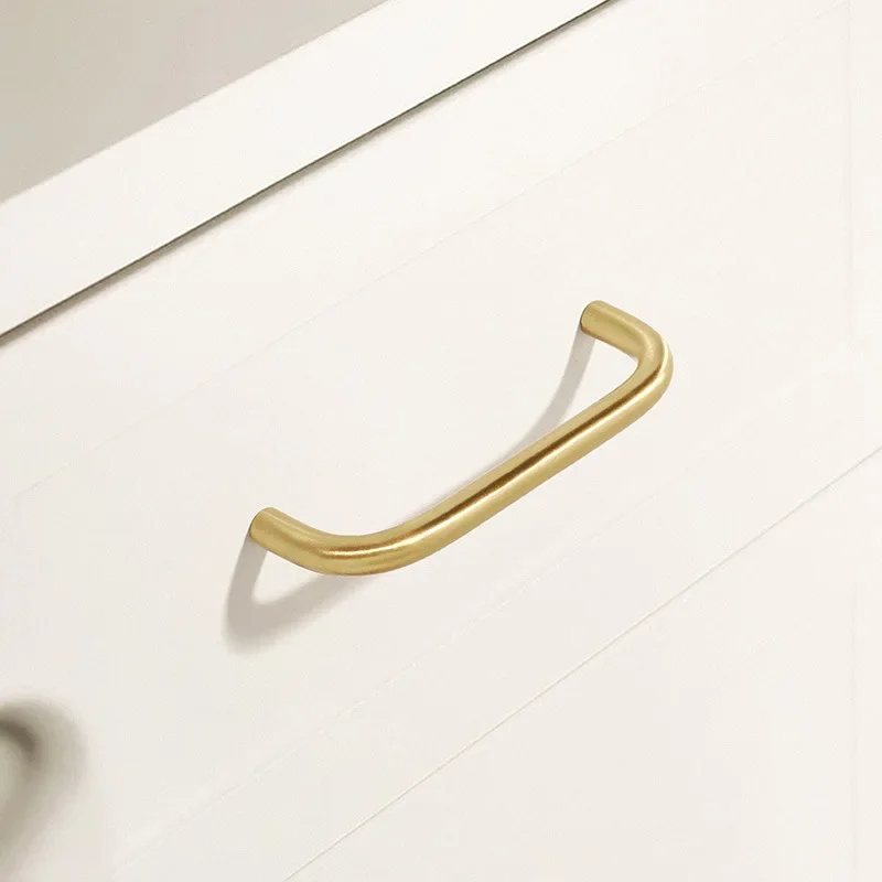 Minimalism Bronze Furniture Handles Wardrobe Kitchen Cupboard Cloakroom Bedside Small Cabinet Handle Decorative Knob