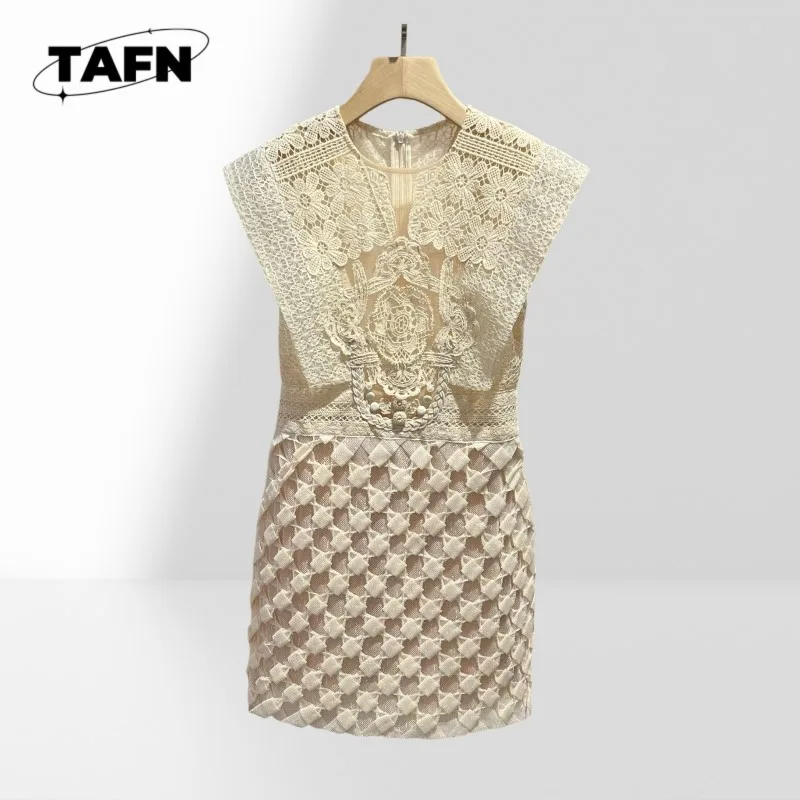 

Beautiful All-Matching Graceful Simple and Comfortable Premium Luxurious Cashmere Dress – Retro Design for Spring Summer AF2317