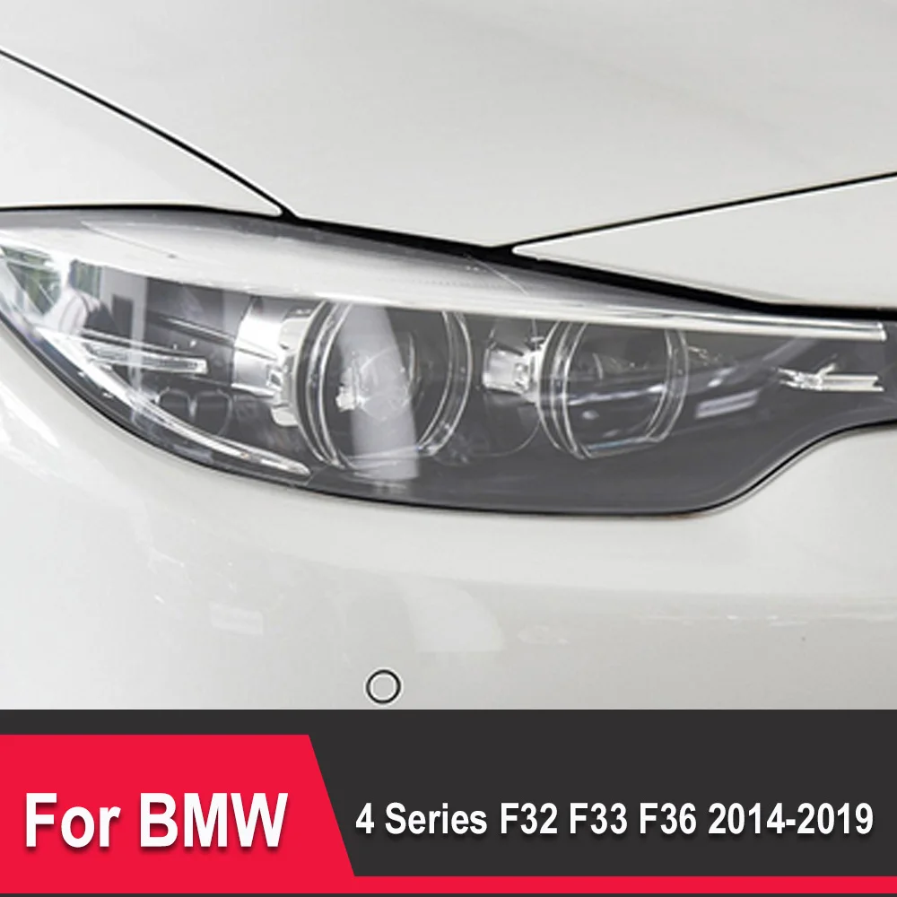 

For BMW 4 Series F32 F33 F36 Car Headlight Protective Film Headlamp Restoration Transparent Black TPU Sticker Accessories