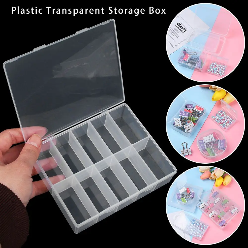 Small Plastic Home Organization 13 Styles Storage Box Jewelry Diamond Container Craft Bead Holder Pill Storage Supply