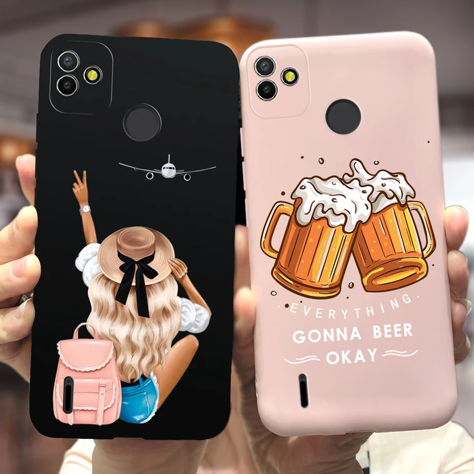 For Tecno Pop 5 Case BD2 BD2p Cute Cartoon Cover Soft Silicone Phone Case For Tecno Pop 4 BC2c BC1s Pop4 Pop5 Back Covers Bumper