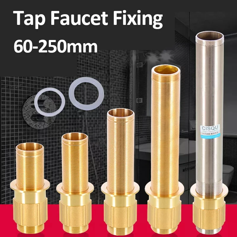 1pcs  45mm~250mm Brass Kitchen Tap Faucet Fixing Extension Fitting Brass Bolt for Monobloc Mixer Tap