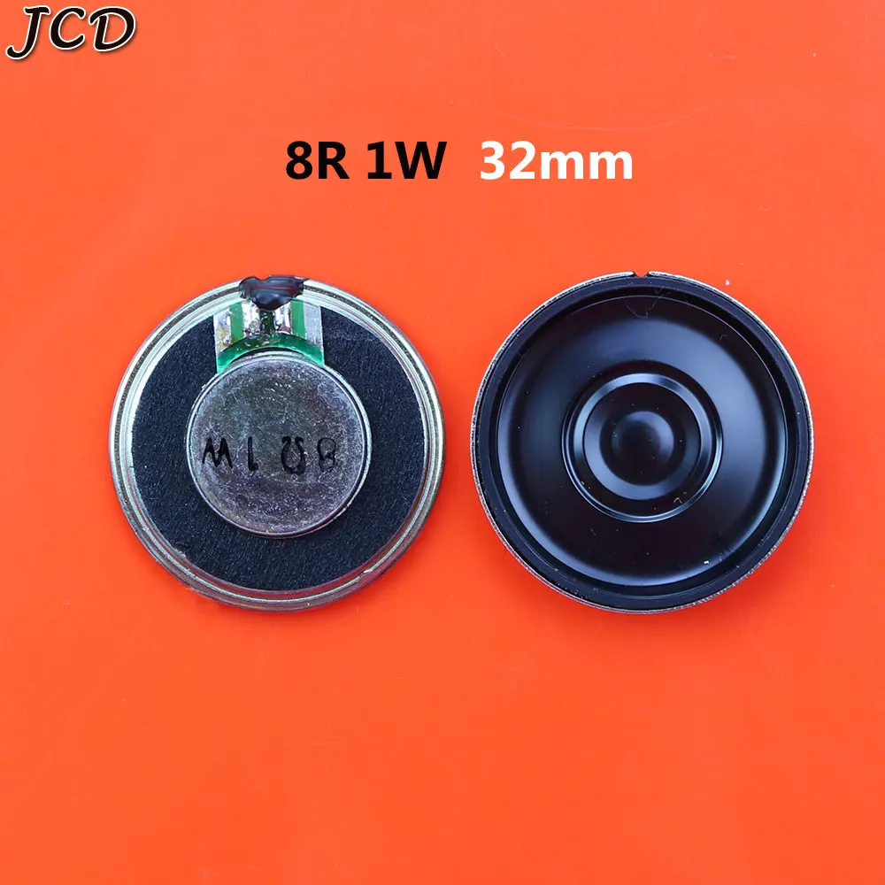 JCD 2pieces Ultra-thin Horn Speaker 8R 1W 1 watt 8 ohm Diameter 20mm 23mm 26mm 30mm 32mm 36mm 40m Loudspeaker