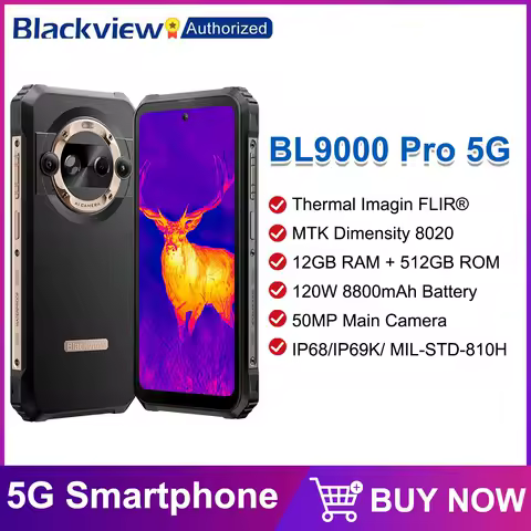 Blackview BL9000 PRO 5G Rugged Smartphone 6.78'' 2...