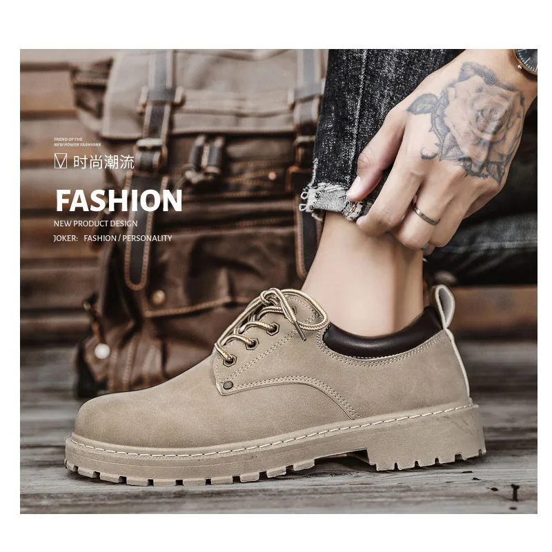 Leather Casual Shoes Autumn New Men\'s Casual Shoes Platform Designer Dress Shoes Business Men Oxford Shoes Waterproof Loafers