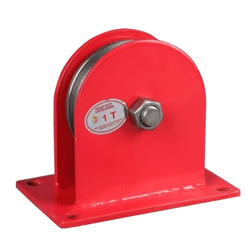 Heavy Duty Fixed Lifting Pulley National Standard for Crane Wire Rope Bearing Steel Cast Iron Wheel