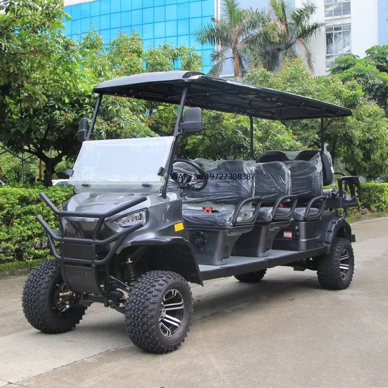 

Sightseeing Tourist Classic Car 4 Wheel Drive Electric 8 Seater Golf Cart Utility Vehicle 4x4 Golf Buggy