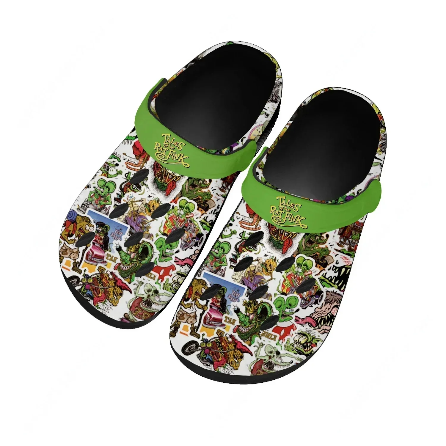 Tales Of The Rat Fink Sandals Women Teenager Home Fashion Water Shoe High Quality Garden Breathable Comfort Beach Hole Slippers