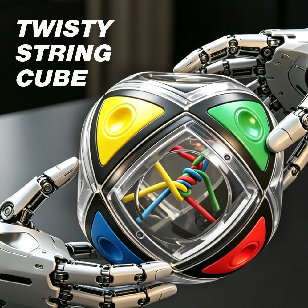 New Ropemaster Cube Novelty Toy for Training Focus, Logical Skills, Educational Puzzle, Professional Speed Cube, Festival Gift