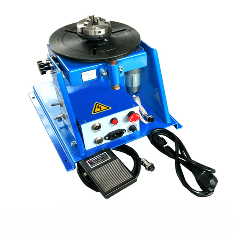 BWJ-10 Rotary Welding Positioner Welding Turntable 10KG Welding Positioner Turntable Table AV220/110V 80A 2-20r/M (1-10rr/M)