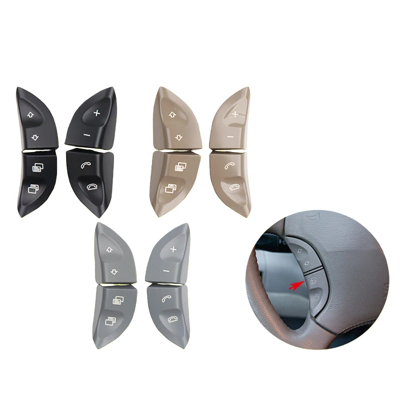 

Автомобильный переключатель на рулевом колесе, крышка кнопки управления для Mercedes, Viano, Vito 2010-15, многофункциональные кнопки переключения, интерьер