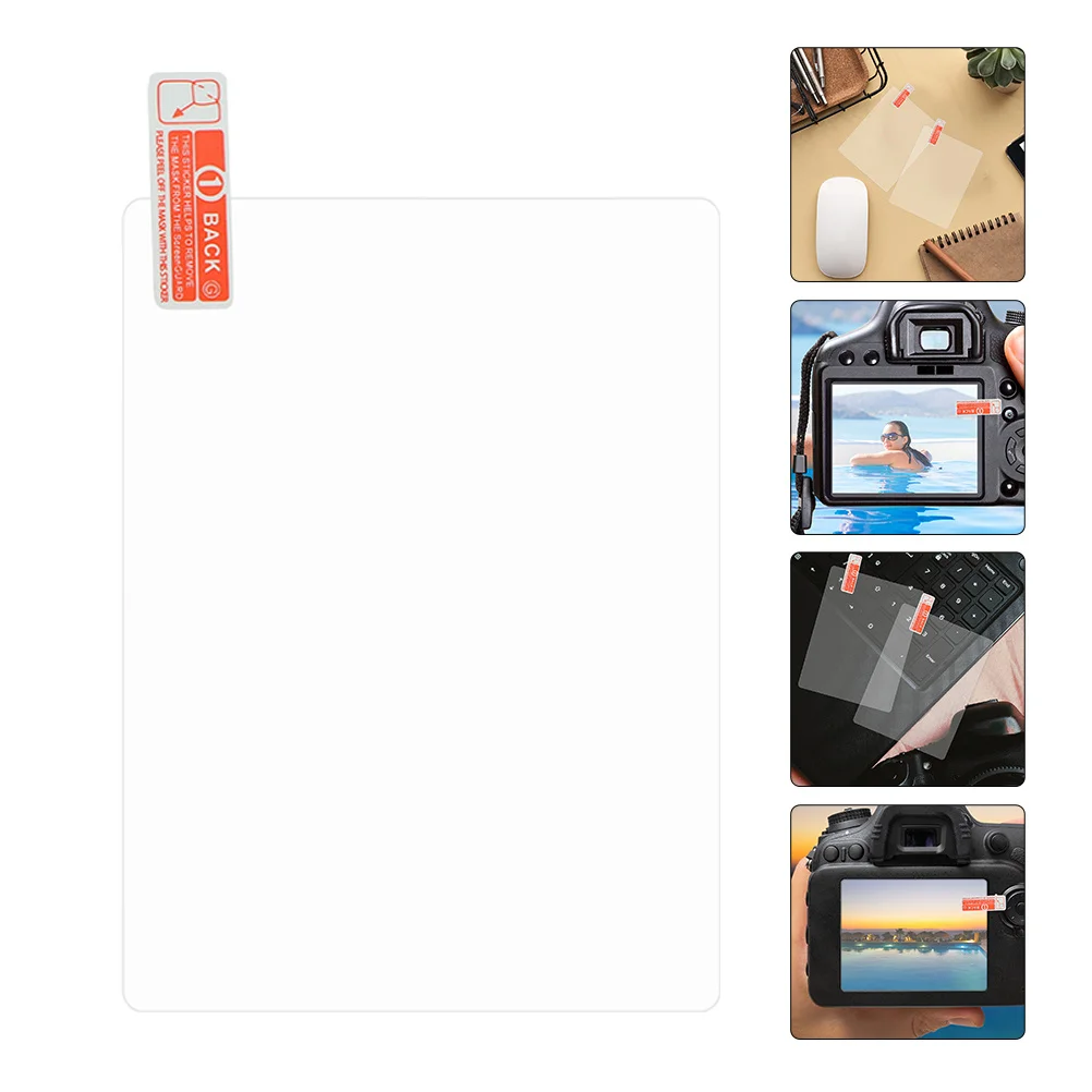 

8 pcs A74 Camera Screen Protector Tempered Glass Crystal Clear High Hardness Anti-Fingerprint Easy Apply No Bubbles
