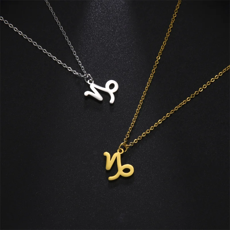 12-Sternbild-Anhänger-Halsketten für Frauen, Mädchen, Widder, Steinbock, Stier, Halskette, Ketten, Halsband, Anhänger, Schmuck, Geburtstagsgeschenke – Detail 17