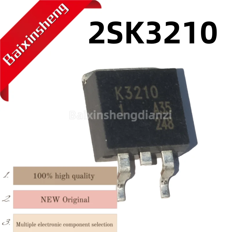 

10 pieces, 2SK3210, K3210, TO-263, N-channel, field-effect transistor, brand new and of good quality