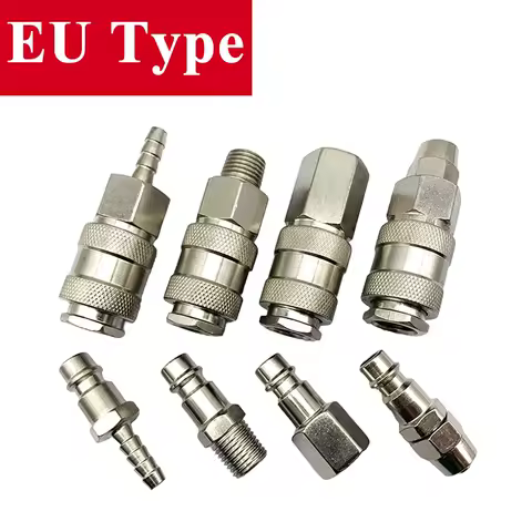 EU Air Hose Fittings Coupling Compressor Accessories Quick Release Fitting European standard Pneumatic Connector Rapidities