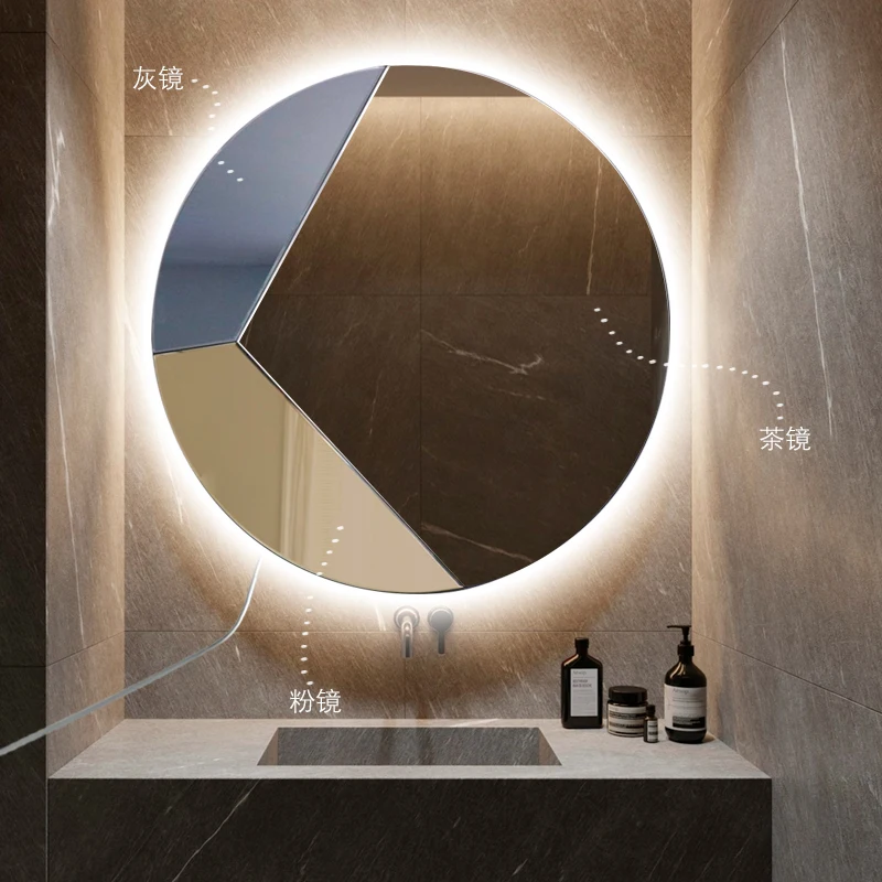 

Smart Makeup Decorative Wall Mirrors Aesthetic Quality Round Lens Self-adhesive Mirrors Bathroom Lusterko Decoracion Habitacion