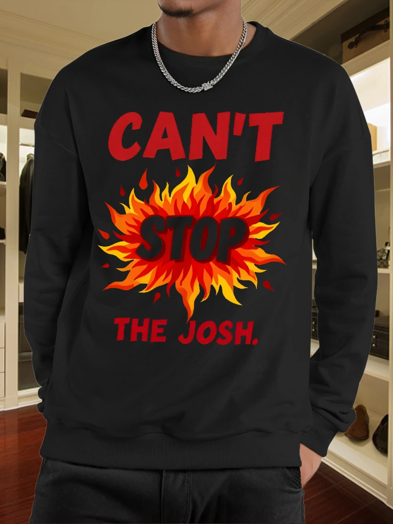 

Мужская белая толстовка большого размера с длинными рукавами Cant Stop 2025, осенне-зимняя толстовка с круглым вырезом для мужчин и женщин, топ