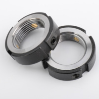 Round Nut M10*1 M12*1 M15*1 M17*1 M20*1 M25*1.5 Fine Thread Lock Nut For Ballscrew 1605/2005/2505/3205 for CNC Milling Router