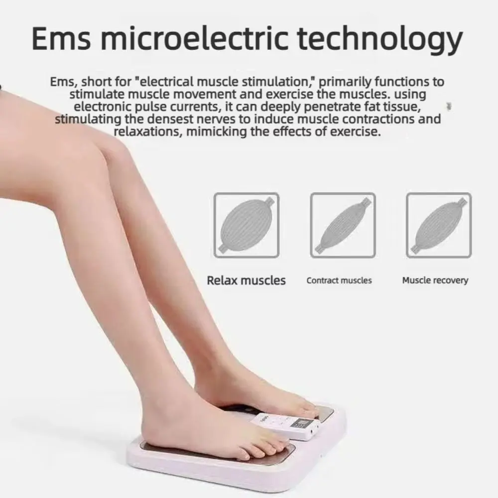 Remote Control Foot Massager Kneading Compression Electric Stimulator Electric Foot Stimulator Low Frequency Pulse
