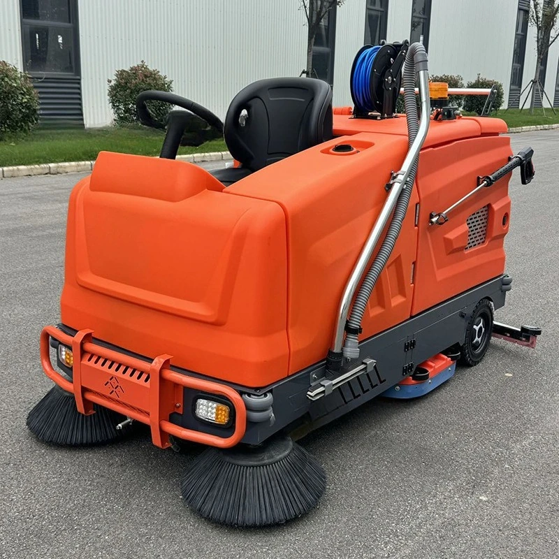 Driving sweeper Road property Community Factory indoor multi-functional washing machine, electric sweeper