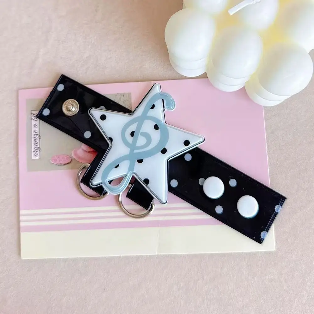 Cartoon PVC Bag Extender Clip Polka Dot with Double D-Rings Bag Extension Buckle Bag Charm Holder Backpack