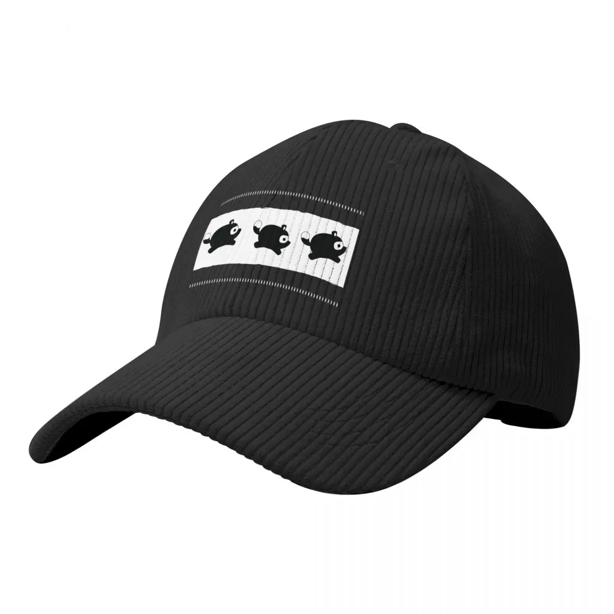 

Nook Miles Logo Black and WhiteCap Baseball Cap Luxury Hat Golf Hat Man Unique hats Sun Hat For Children Women's Beach Men's