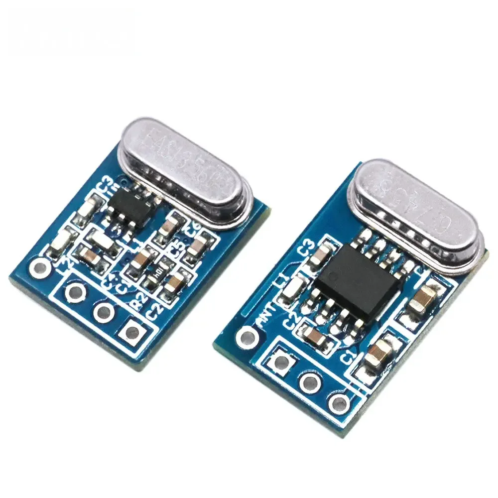 1Set 2Pcs 433MHz Wireless Transmitter & Receiver Module – SYN115/SYN480R ASK/OOK Chip PCB Board for Arduino