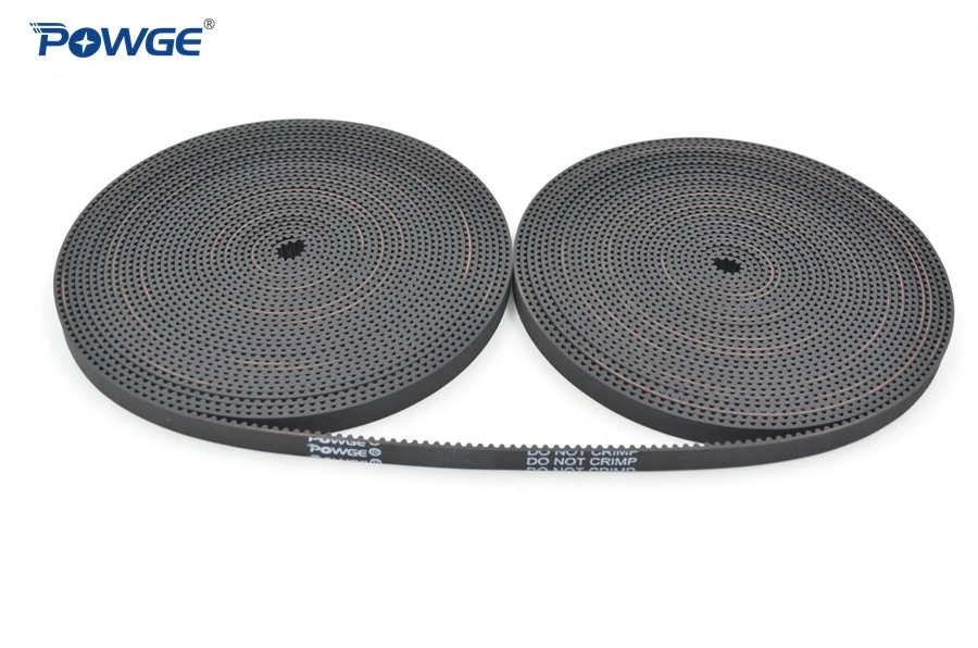Powge 2MGT 2 メートル 2GT GT2 オープン同期タイミングベルト 2M-6 2GT-6 幅 6 ミリメートルゴム小バックラッシュリニアモーション 3Dプリンタ 10 メートル
