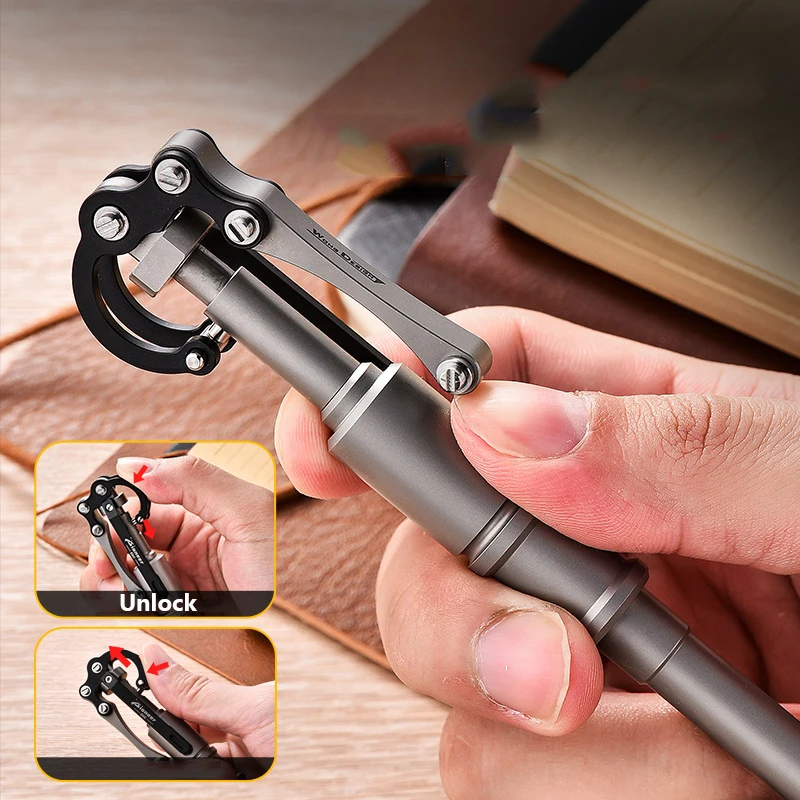 Titanium Alloy Tactical Pen Outdoor Multifunctional EDC Defense Creative Gifts Tools