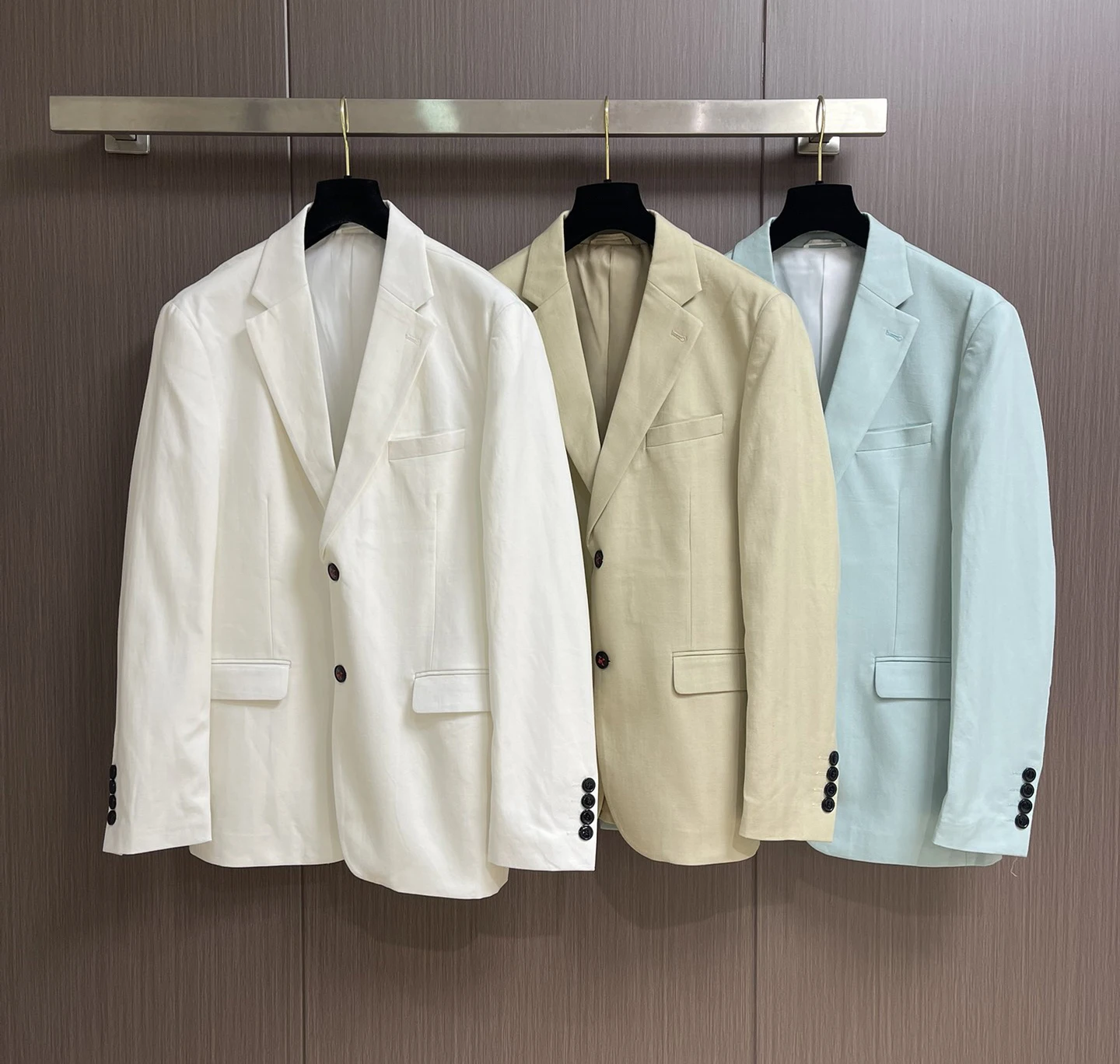 OECHSLI Suit Linen Jacket Set men 2026 Spring Summer New business straight comfortable fashion high quality big size 48-54