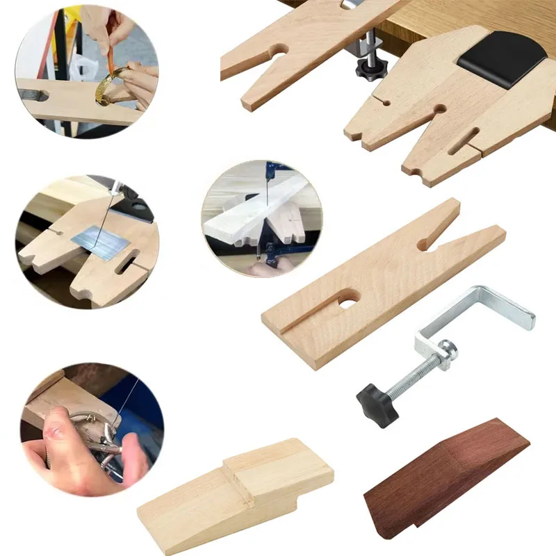 Jewelry Bench, Pin Clamp Wooden Workbench Professional Jewels Making Processing Tools For Polishing, Cutting Jewelry