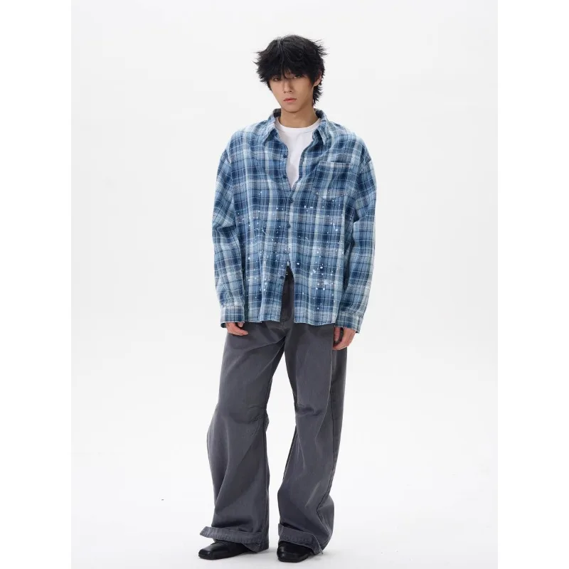 

Men's Fashion Trendy Neutral Wide Leg Pants Outdoor High Quality Sports Leisure High Waist Loose Solid Color Straight Leg Pants