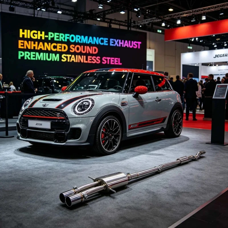 

Factory Wholesale Ss304 Exhaust Pipes for MINI Cooper S JCW R56 R57 R58 1.6T Exhaust System Muffler 100% Perfect Installation