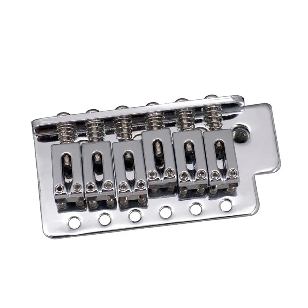 Iron Single Locking Tremolo Bridge System for Left Handed 6 String Electric Guitar Micro Tuning Accessory Replacement Tool