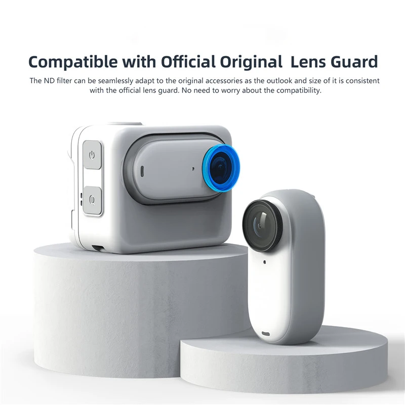 مجموعة فلتر عدسة لـ Insta GO 3S ، ملحق زجاج بصري يعمل بالفوق البنفسجية ، مجموعة ND ، CPL ، ND8 ، ND16 ، ND32 ، ND64