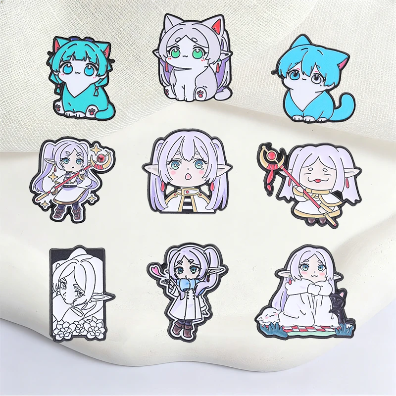 Famous Anime Works Enamel Pins Cute Cartoon Characters Brooches Fashion Lapel Badge Backpack Clothes Jewelry Gift for Friends