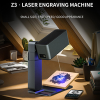 WAINLUX Laser Engraver Z3 Foldable Portable 60W Multi-AngleLogo Mark 36000mm/min Mark Printer Cutter Woodworking Wood Plastic