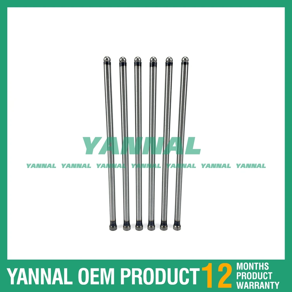 6PCS GL11000 Push Rod For Kubota Engine Parts