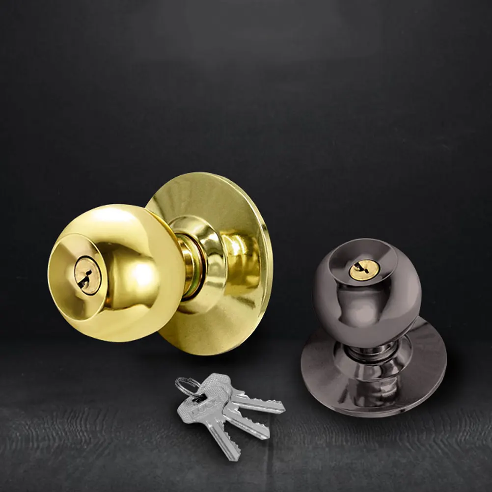 

Spherical Lock Stainless Steel Smooth Surface Home Door Knob Replacement Corrosion Oxidation Scratch Resistance Hardware