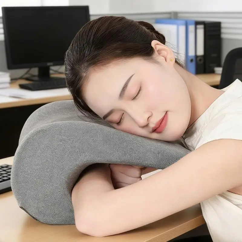 Ergonomic Office Chair Headrest Ergonomic Memory Foam Neck Support Desk Pillow X3UC