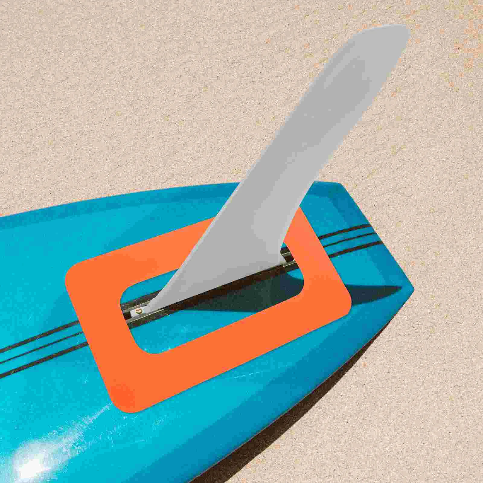 Surfboard Accessories Paddle Tail Rudder Slot Patch Connection for Fins Portable Base Connector Pvc Parts