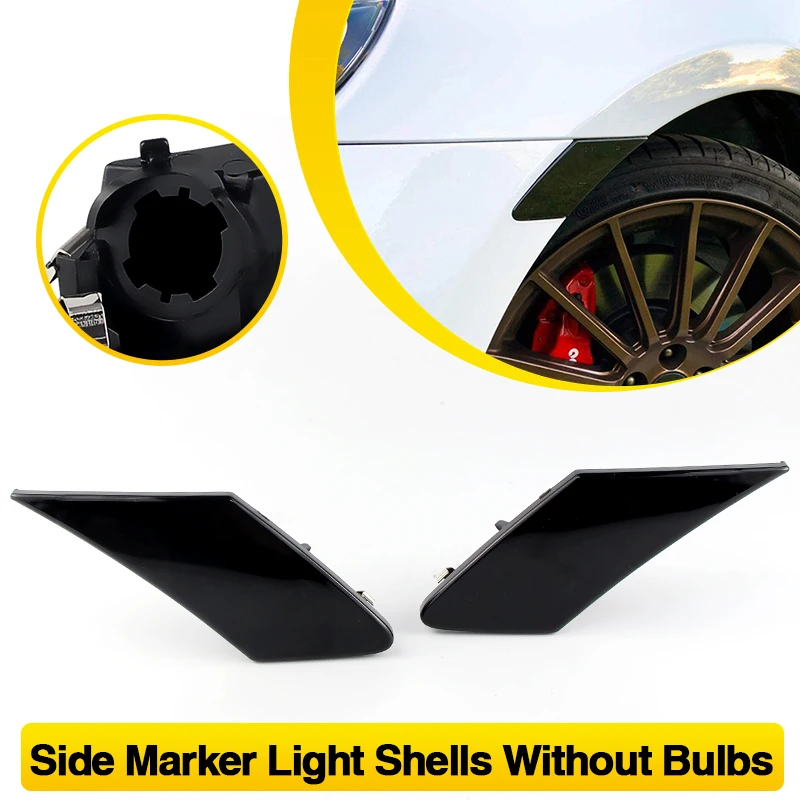

2PCS No Bulbs Car Fender Side Marker Light Housing Covers For Toyota FT86 GT86 2013-up For Subaru BRZ Scion FR-S 2012-2019